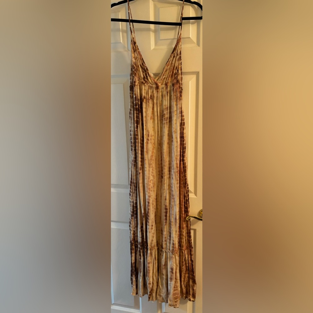 Lovestitch metallic medium maxi dress-NWOT